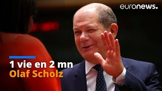 Olaf Scholz une vie en 2mn [upl. by Rases297]