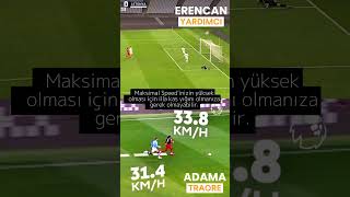 Sporcum Erencan Yardımcı vs Adama Traore  Onu da geçeceğiz [upl. by Kilian]