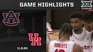 11 Auburn vs 4 Houston Game Highlights  202425 Big 12 Men’s Basketball [upl. by Tenej420]