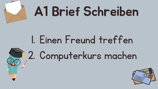 A1 Brief schreiben  Goethe exam preparation  deutsche Brief schreiben [upl. by Gilpin]