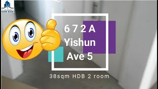 SOLD 672A Yishun Ave 4 HDB 2room Unit For Sale [upl. by Ahsiuqet]