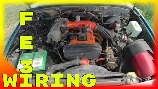 Mazda FE3 Swap How to wire it all up B2000 B2200 Kia Sprotage [upl. by Haduhey214]