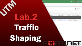 2 Traffic Shaping en un Fortigate con FortiOS v70 UTM [upl. by Aihsinyt16]