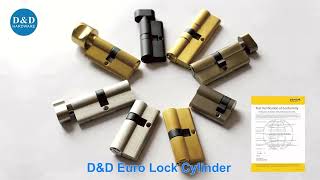 Achieve enhanced security with the DampD Euro Lock Cylinder [upl. by Ardel]