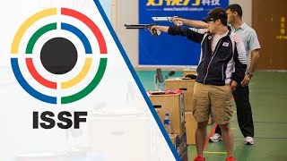 Finals 10m Air Pistol Men  ISSF World Cup in all events 2014 Beijing CHN [upl. by Trstram]