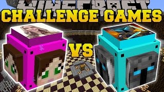 Minecraft POPULARMMOS VS GAMINGWITHJEN CHALLENGE GAMES  Lucky Block Mod  Modded MiniGame [upl. by Eirised]