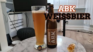 ABK WEISSBIER REVIEW [upl. by Alya51]