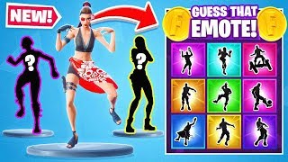 GUESS the EMOTE in Fortnite [upl. by Sarita]