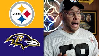 Pittsburgh Dad Reacts to Steelers vs Ravens  2023 NFL Week 18 [upl. by Diarmid323]