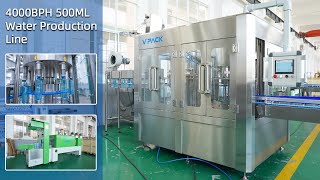 4000BPH Bottle Water Filling MachineSticker labellerlaser code machinebottle packing machine883 [upl. by Eelinej188]