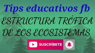 Estructura trófica de los ecosistemas [upl. by Lozar]