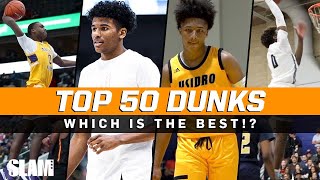 BEST Dunks of the 20192020 High School Season 🔥 SLAM Top 50 Friday [upl. by Mariam80]