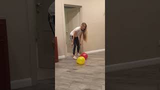 Tanya brings red nd yellow balloons to the doggie [upl. by Jeggar]