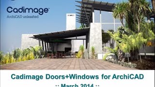 Cadimage Webinar DoorsWindows full edit [upl. by Acsirp617]