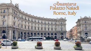 Rome Italy  Anantara Palazzo Naiadi [upl. by Enilrem11]