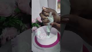 Cake design for girls cake cakedecoration youtubeshorts [upl. by Nosidam]