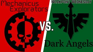 Cataphracts Vs Terms  Mechanicus Explorators V Dark Angels  Weakpoint Wednesday  DoW Unification [upl. by Akceber146]