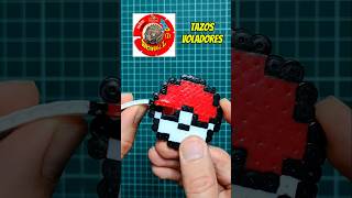 Tutorial para hacer Tazos Voladores de Pokémon con Hama beads perler beads pixelart [upl. by Nnayhs]