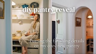 I built my dream pantry  DIY Pantry Ideas  English Country Pantry  DIY Pantry Renovation [upl. by Odlanier]