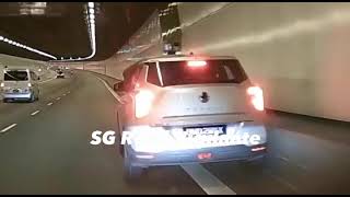 1sep2024 KPE Getgo Ssangyong Tivoli driving with headlights offFront Hood Flip up while drivin [upl. by Kcirneh964]