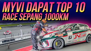 😱 Myvi G3 Dapat TOP 10 Race Sepang 1000km [upl. by Lareena]