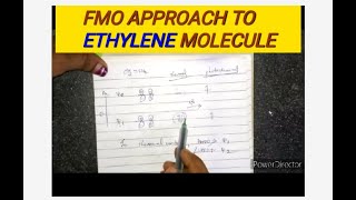 Frontier molecular orbital of ethylene FMO approach to pi molecular orbital PS chem education [upl. by Jarrett]