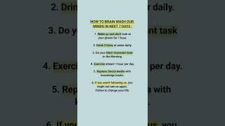 How to brain wash minds in 7 days motivation success viralvideo shorts [upl. by Aihsa]