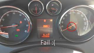 How to reset Tire Pressure and Remove Yellow Warning Light In Vauxhall  Opel Meriva B [upl. by Corrianne70]