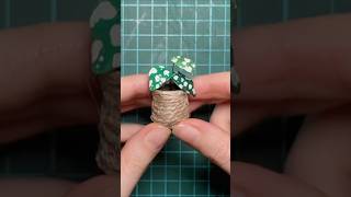 DIY miniature flowerpots tutorial diycrafts diyminiatures diyflowerpot [upl. by Esilrahc849]