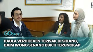 Paula Verhoeven Menangis Baim Wong Lega Setelah Beberkan Bukti di Sidang  GOSPOT [upl. by Yahsram]