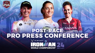 Post Race Press Conference  2024 VinFast IRONMAN World Championship Nice Womens Edition [upl. by Llesram364]