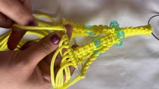 Macrame jhumar for Begginers [upl. by Bickart232]