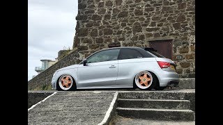 VICKYS BAGGED AUDI A1 ON FERRARI WHEELS [upl. by Eissirc]