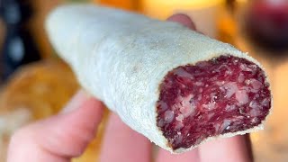 Saucisson Fait Maison  SANS BOYAUX  Recette Rapide à Faire  Idée Apéritif [upl. by Jegar354]