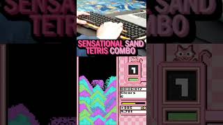 Sensational Sand Tetris Combo shorts tetris [upl. by Dar]