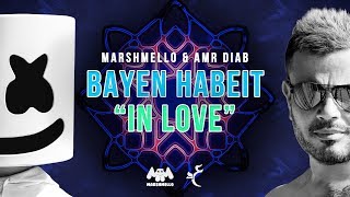 Marshmello amp Amr Diab  Bayen Habeit quotIn Lovequot Lyric Video  عمرو دياب Marshmello  باين حبيت [upl. by Massingill]