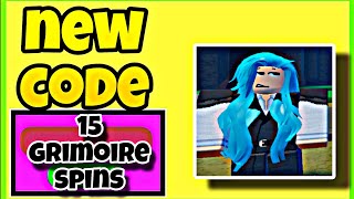 15 GRIMOIRE SPINS NEW WORKING CODE GRIMOIRES ERA  ROBLOX GRIMOIRES ERA CODES [upl. by Harewood841]