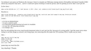 qemusystemx8664wexe  could not open disk image Dimgimg Permission denied [upl. by Christabel]