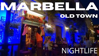 Marbella  walking tour  🏚️ beautiful old town nightlife  🌞 summer 2023 [upl. by Etteneg]