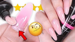 DIY TESTING FILLING POLYGEL NAILS [upl. by Hairam]