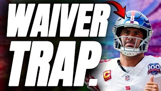 DO NOT Add These Waiver Wire TRAPS In Week 10 Fantasy Football [upl. by Ocire661]