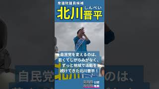 【北川晋平】自民党を変える！しがらみのない北川晋平に任せてください。 [upl. by Euqram]