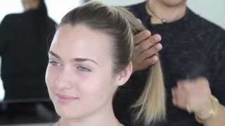 HowTo Do an Easy Ponytail  Sally Hershberger Los Angeles [upl. by Aleil]