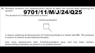 970111MJ24Q25  970111MayJune24Q25  9701 Paper 1 v1 Summer 2024 Q25 970111MJ2024Q25 [upl. by Castle300]