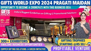 Gifts world expo 2024 Pragati Maidan  Indias biggest Exhibition on Gifting amp Promotional Solutions [upl. by Finegan]