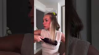 If you struggle to do a bouncy blow dry use large rollers instead hairtips hairstyles blowout [upl. by Gnus]