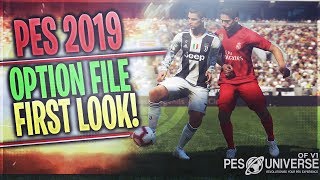 TTB PES 2019  PES Universe Option File First Look  Teams Leagues Kits amp More [upl. by Enaud370]