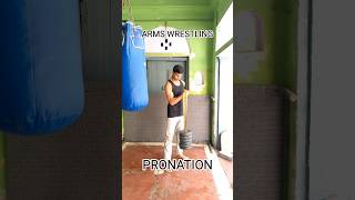 Learn arm wrestling PRONATION at home Arm wrestling workout PRONATION arjunfit09arjunfitness [upl. by Ykcin]