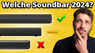 Bestenliste  Diese Soundbars können wir 2024 empfehlen [upl. by Collen]