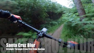 Santa Cruz Blur 100km overnight first ride review [upl. by Zeculon733]